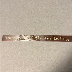 Funny Witch Halloween Wood Shelf Sitter Sign Decor